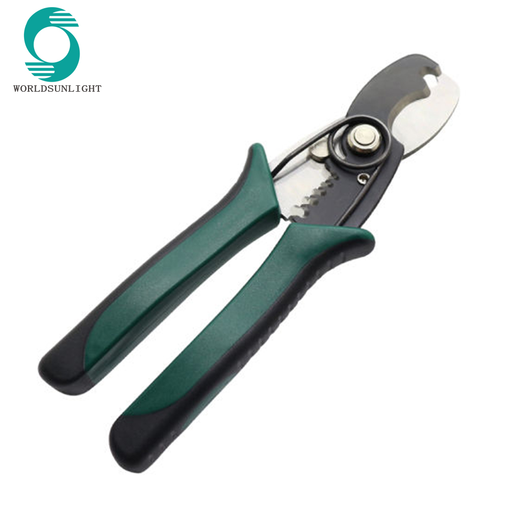 CR-V Solar Photovoltaic PV Wire Hand Cutter Tools for 8 10 12 1416 AWG Solar Cable Cutting Pliers