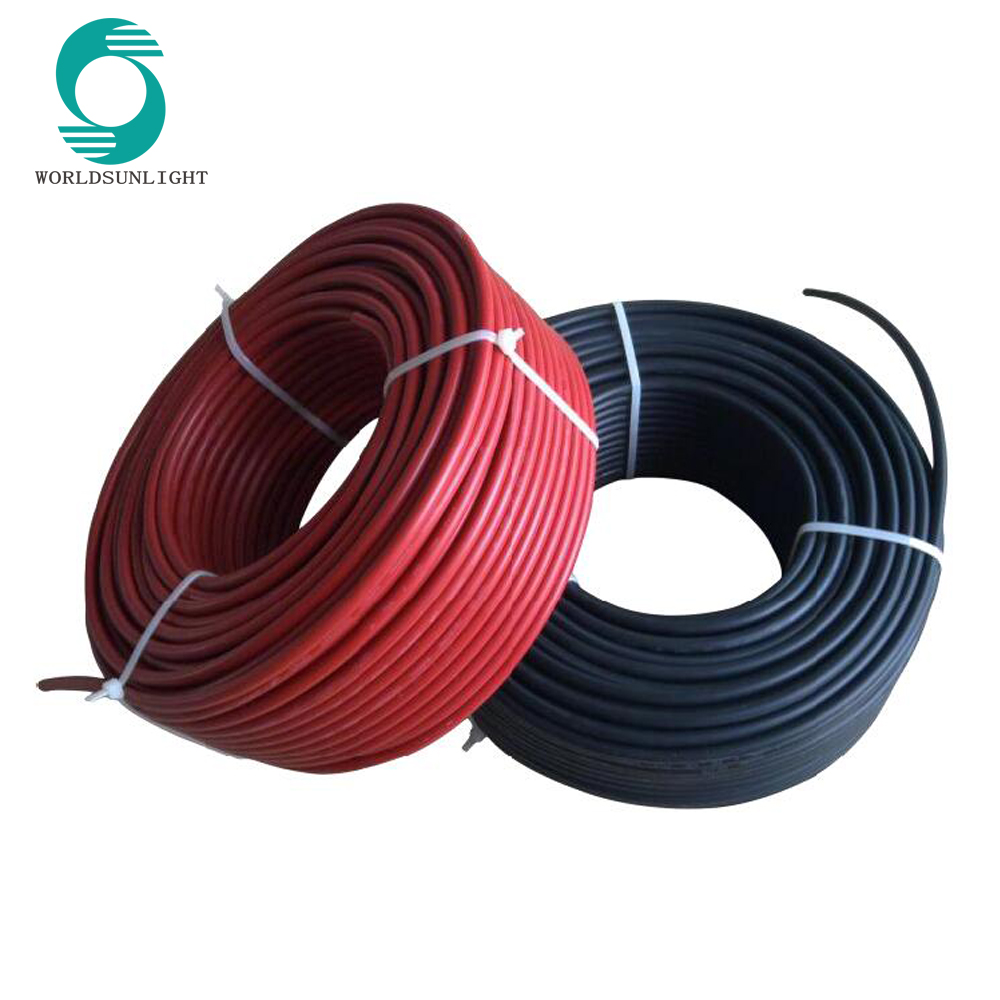 2.5mm2 4mm2 6mm2 10mm2 16mm2 copper single double core dc solar power cable Photovoltaic wire