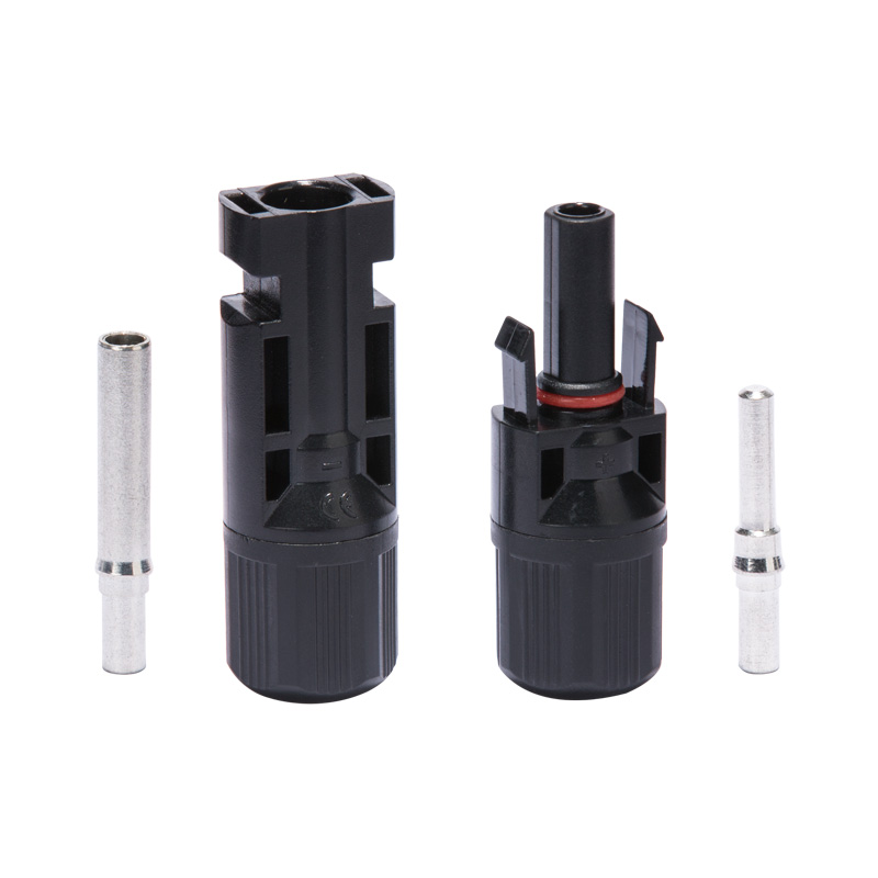 WSPVCC CE IP67 waterproof 40A DC 1000V 4mm2 6mm2 Solar Cable Connector with Solid Pins
