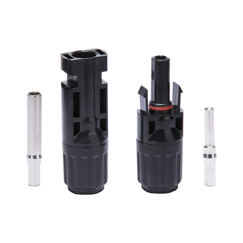 CE WSPVCC type 2 Female and male per pair 1000v 40A ip67 4mm 6mm solar power cable connector with solid pins