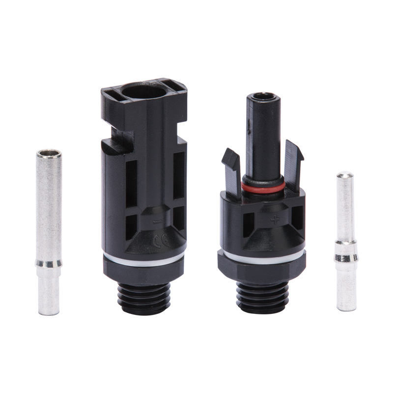WSPVPC CE IP67 40A 1000V DC waterproof Male + Female M/F Connectors Set with Solid Pins for PV Solar Panel Cable Accessories