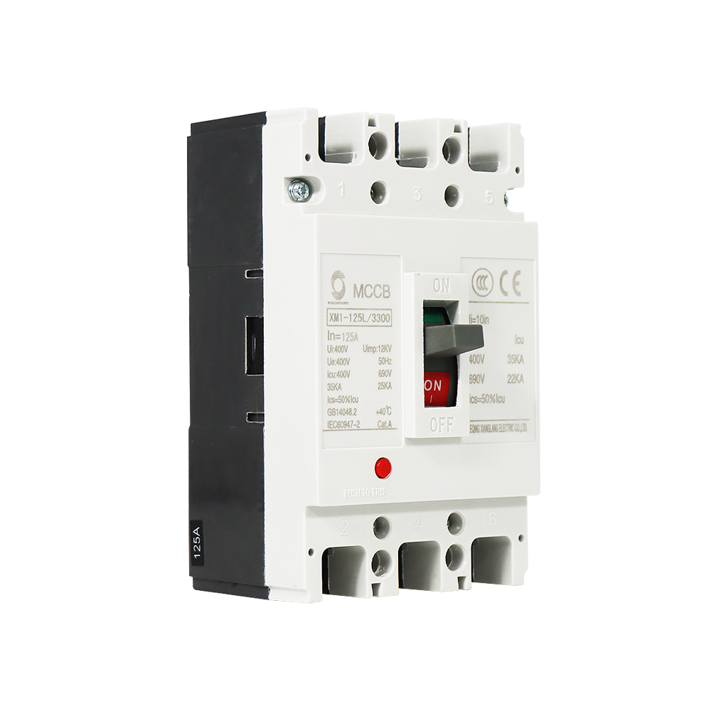 CE Worldsunlight XM1-125L/3300 400V 35KA 690V 22KA 125A 3P molded case circuit breaker MCCB