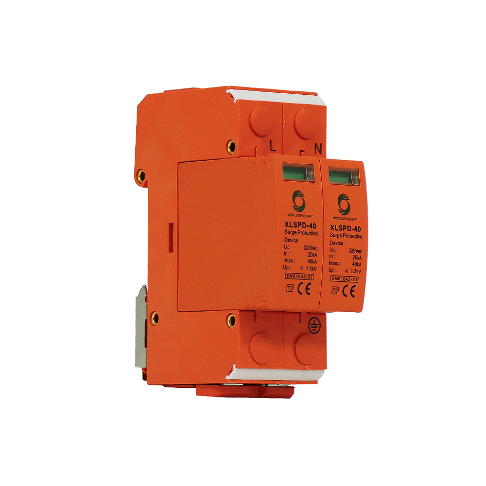 CE XLSPD-40 20-40AK 320V 2Poles AC DPS single phase surge protective device surge protector SPD