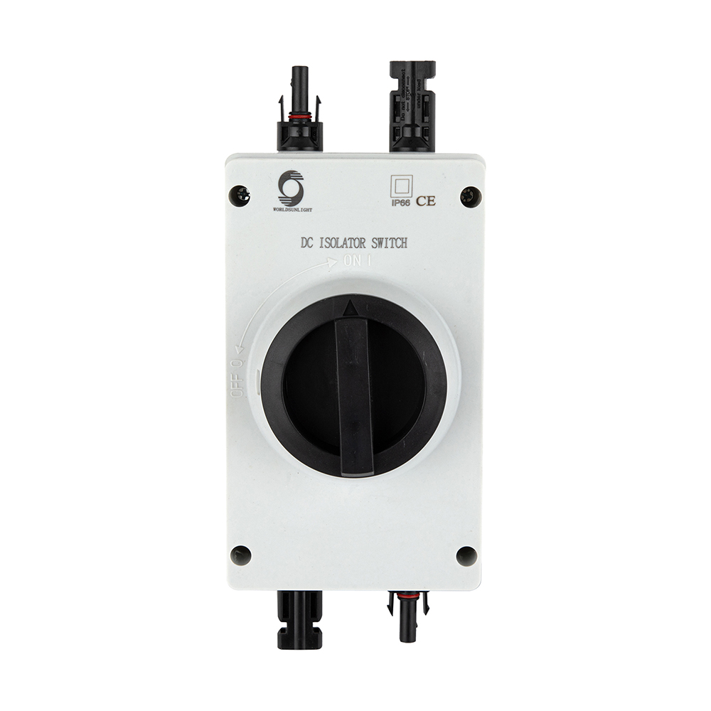 CE WSISO-32 IP66 DC 1000V 32A solar panel pv array waterproof isolator switch with solar connector