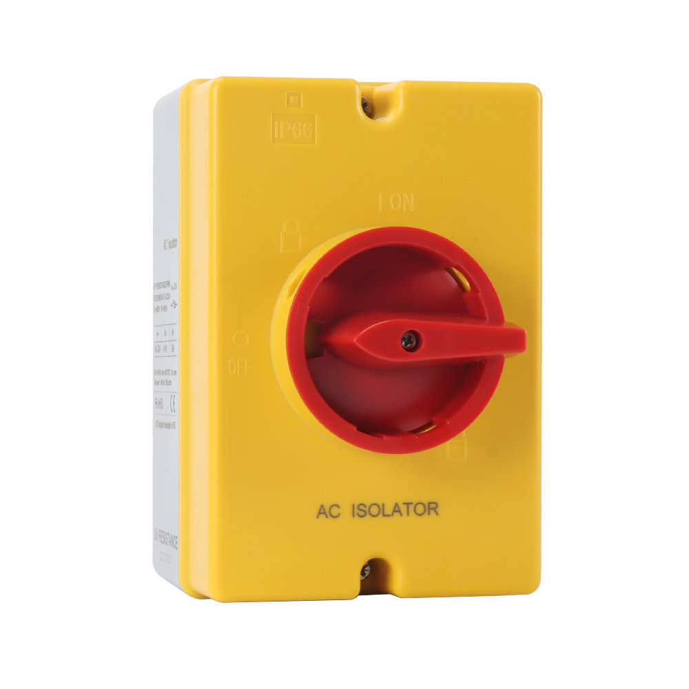 ip66 outdoor 32 amp 415V 1 2 3 4 pole rotary isolator ac disconnect Isolating isolation switch