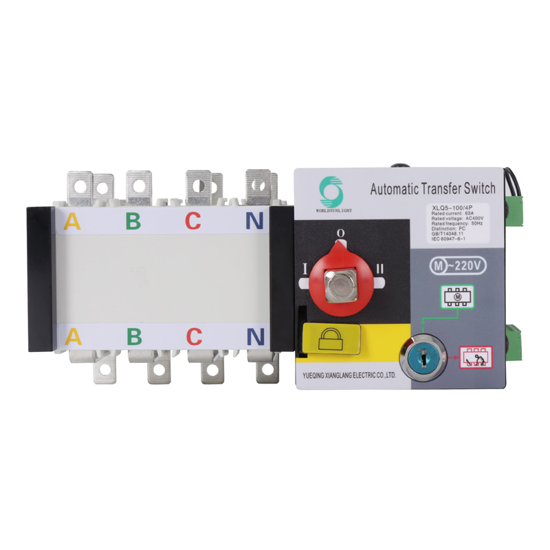 XLQ5-100/4P 63A AC400V 3 phase automatic changeover switch automatic transfer switch automatic change over switch ats