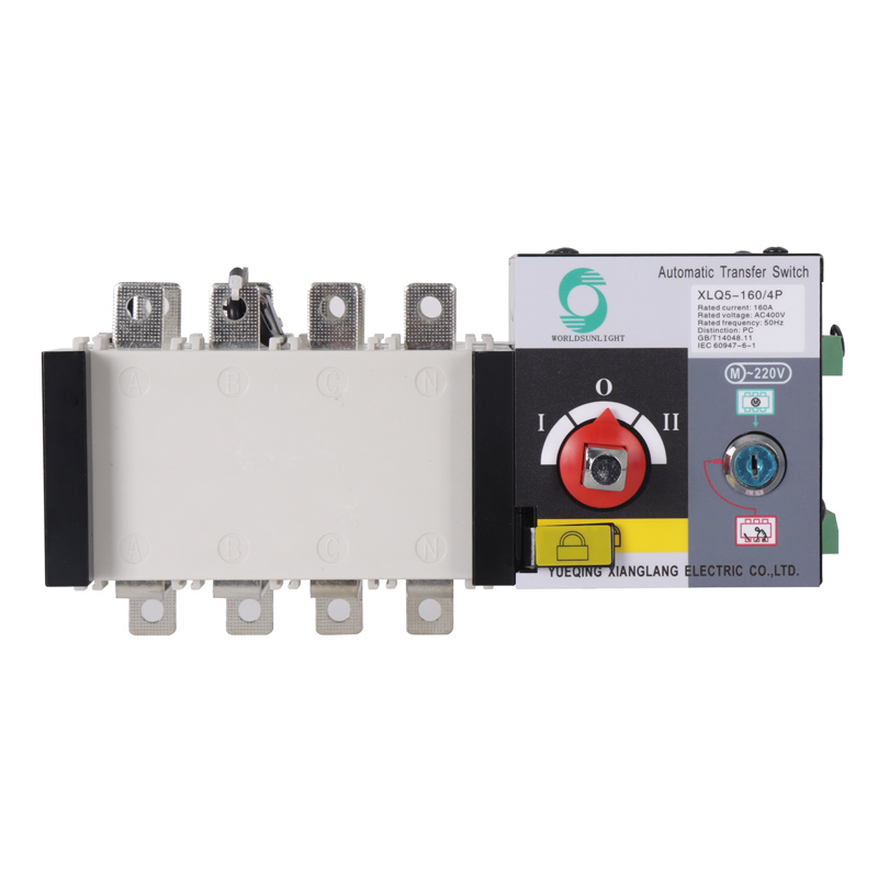 XLQ5-160/4P 160A AC400V 3 phase automatic changeover switch automatic transfer switch automatic change over switch ats