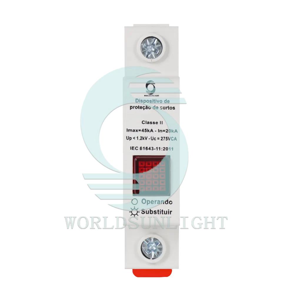 CE XLSPD-40 20-45AK  275V 1Poles AC DPS single phase surge protective device surge protector SPD