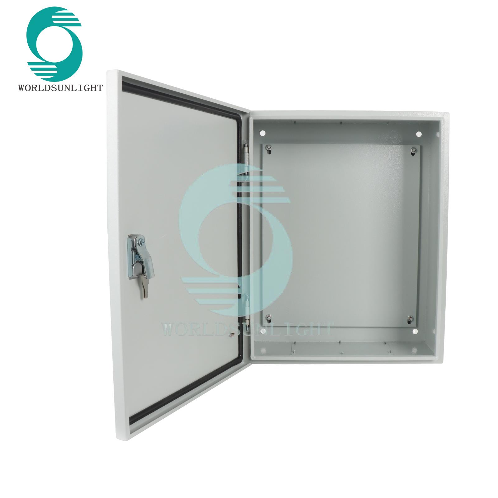 IP65 outdoor 500x400x200mm with 1 key 0.8mm thickness empty distribution junction box