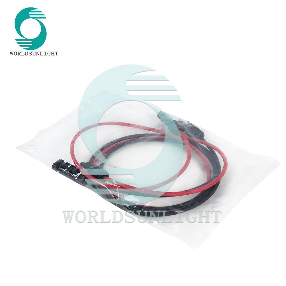 56 inch 4mm2 solar red extension cable with MC4+56 inch 4mm2 black solar extension cable with MC4