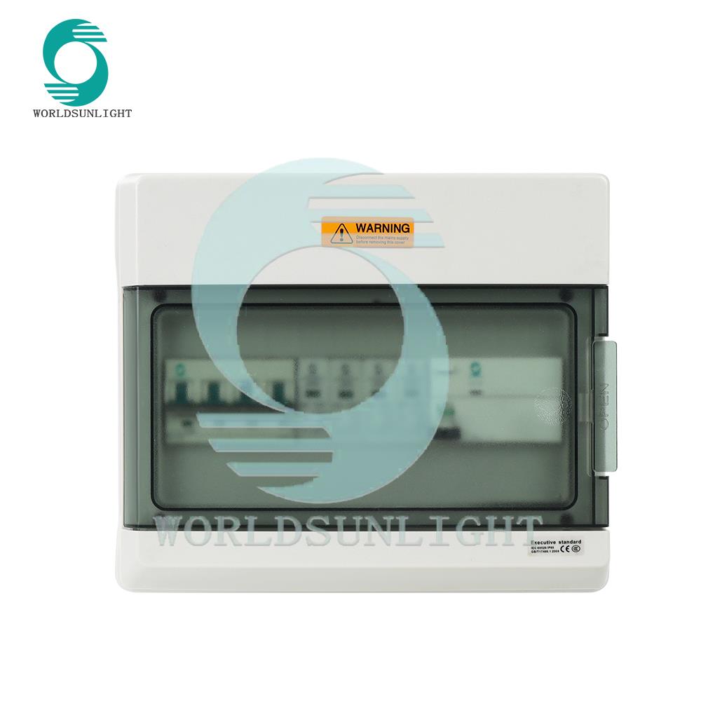 WSPN-12+1pcs XL7-63 32a 400v 4p ac mcb+1pcs XLSPD-40 20-40KA 275V AC SPD+1pcs XLID 40A 30MA 100MS 4P 400v rccb+wiring