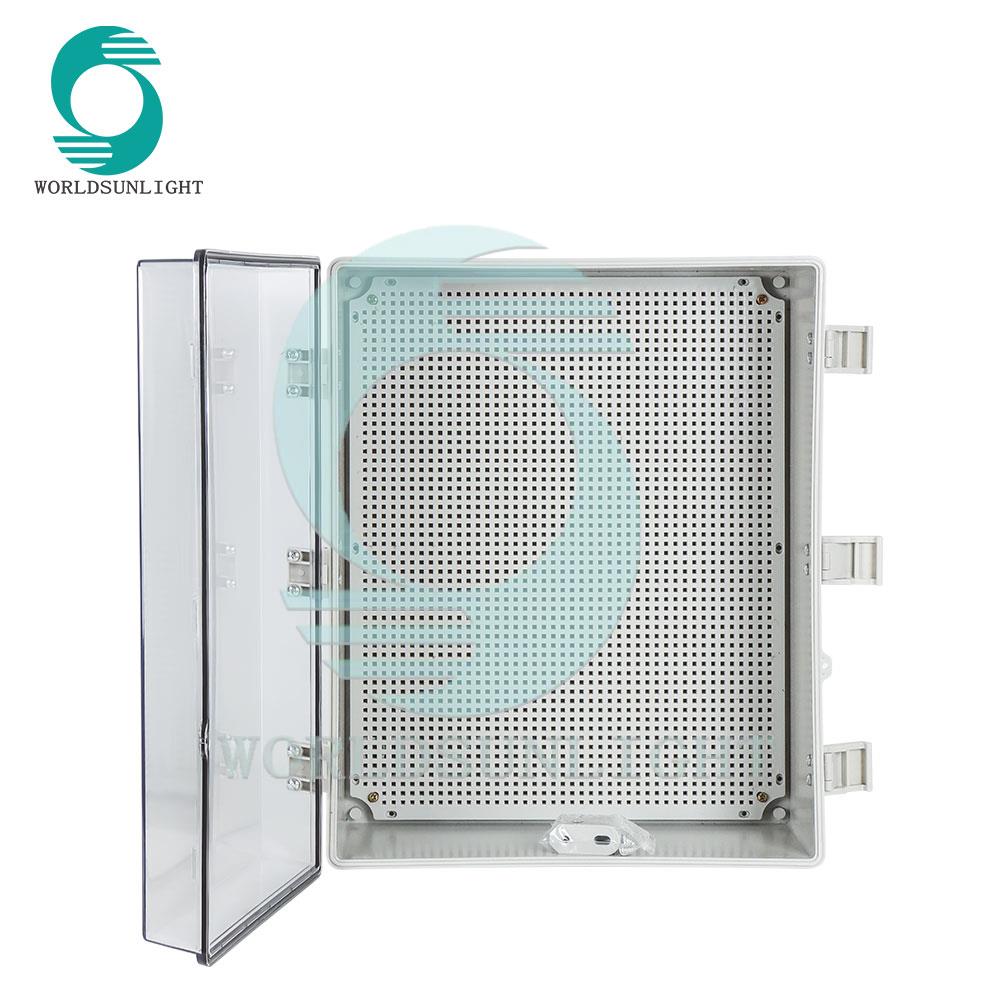 WSMG Series 500x400x200MM Plastic Dustproof Waterproof IP66 Electrical Hinged Shell Outdoor Universal Project Enclosure Distribution Box
