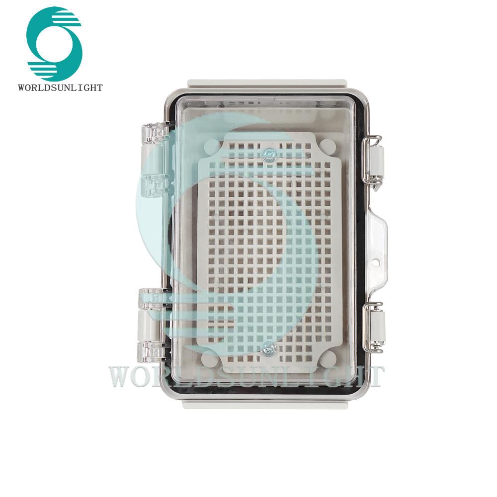 CE WSBG 150*100*70mm transparent cover PC+ABS waterproof IP66 junction Box outdoor access custom OEM plastic electronics project distribution box