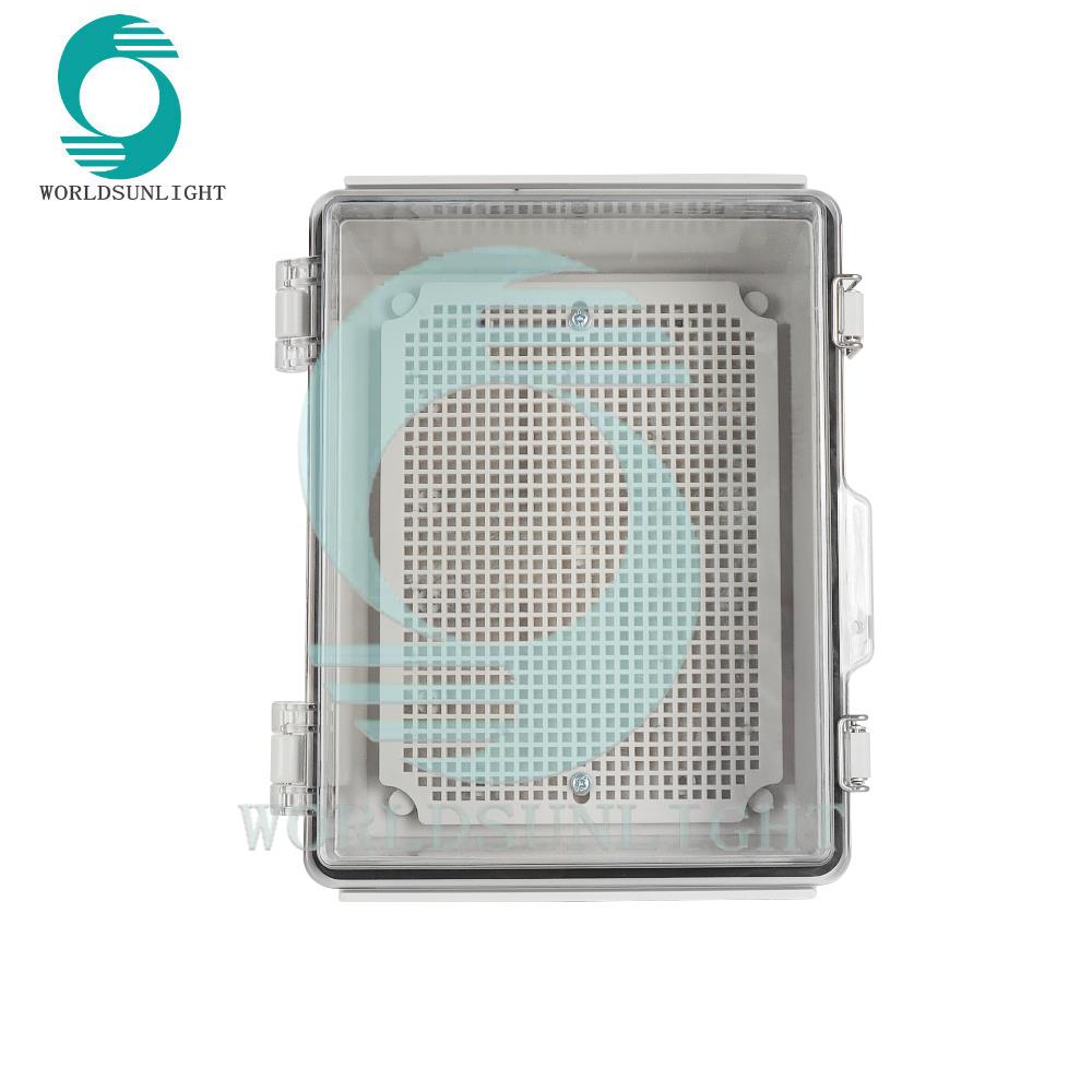 CE WSBG 220*170*110mm ABS+PC transparent cover OEM Wall mounting ABS Outdoor IP66 Waterproof Distribution Box Hinged Cover Enclosure Junction Box